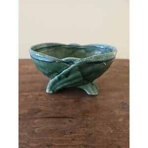 Vintage Green McCoy Pottery Planter Bowl